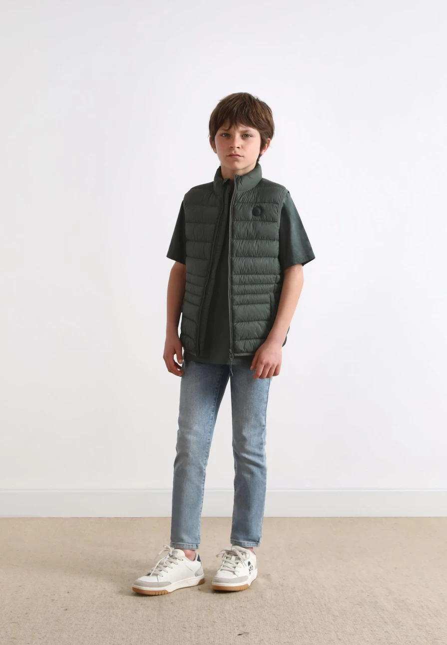 "Scalpers Company Kids Khaki Gstaad Vest – New Nos Style"