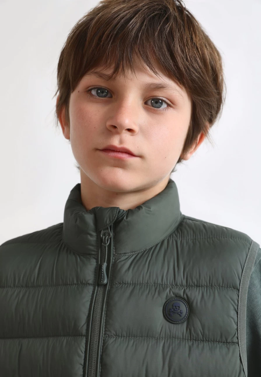 "Scalpers Company Kids Khaki Gstaad Vest – New Nos Style"
