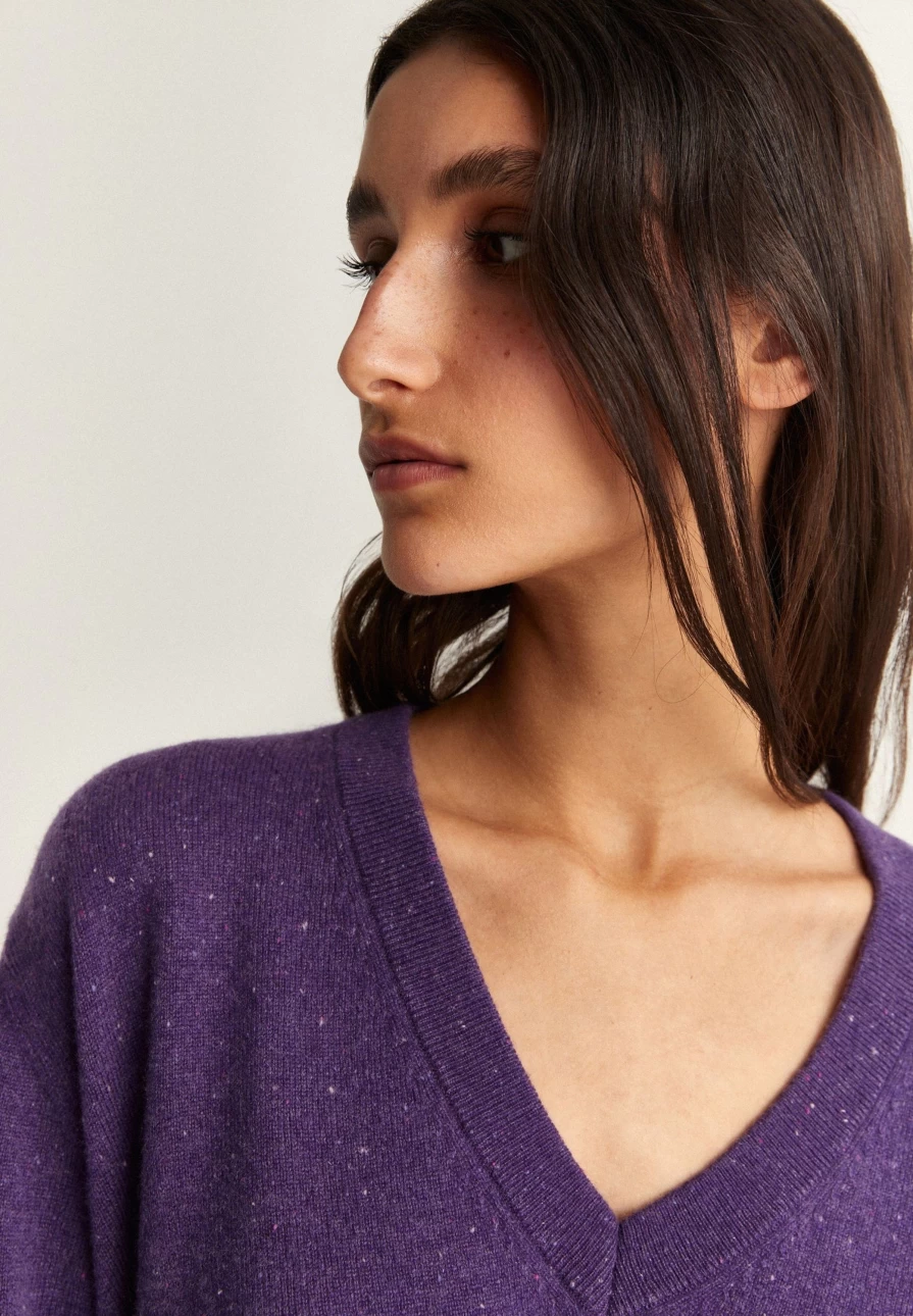 "ScalpersCompany Women's Cashmere Knit Sweater – Soft Luxury Pullover for Women"