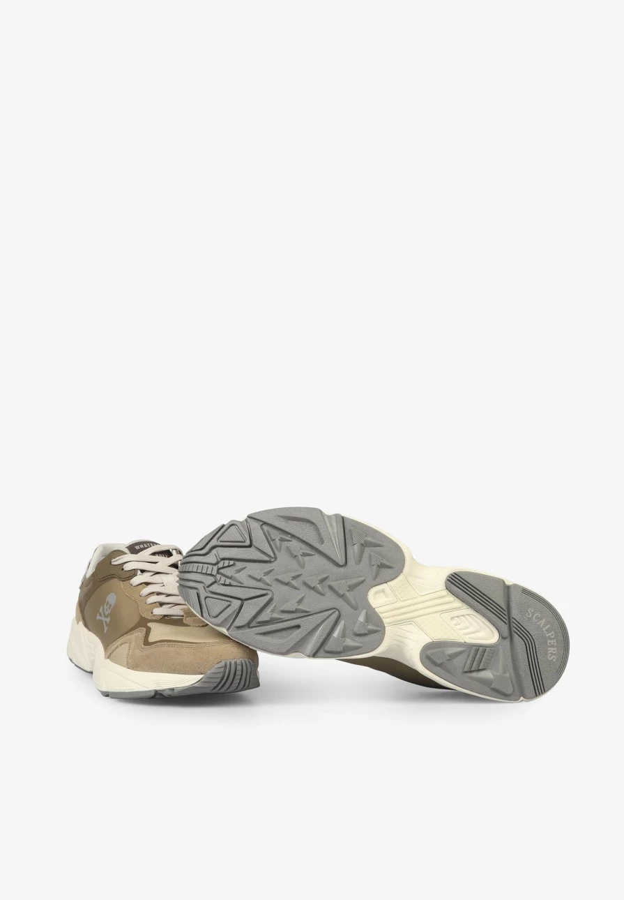 "ScalpersCompany Men's Embossed Sole Sneakers – Stylish & Comfortable Footwear"