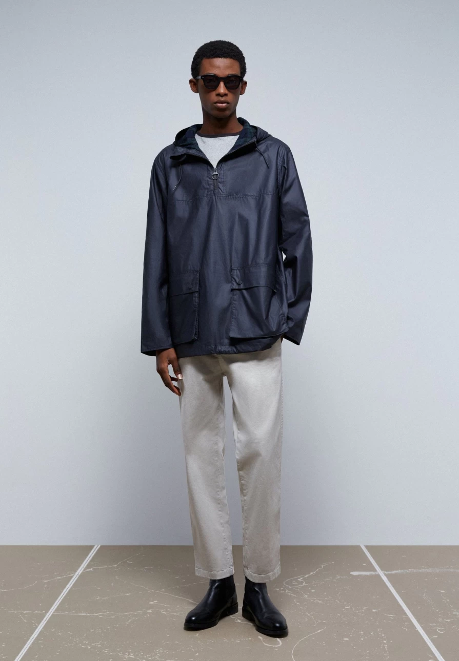 "ScalpersCompany Men's Navy Premium Zip-Up Collar Jacket – Stylish & Comfortable Outerwear"