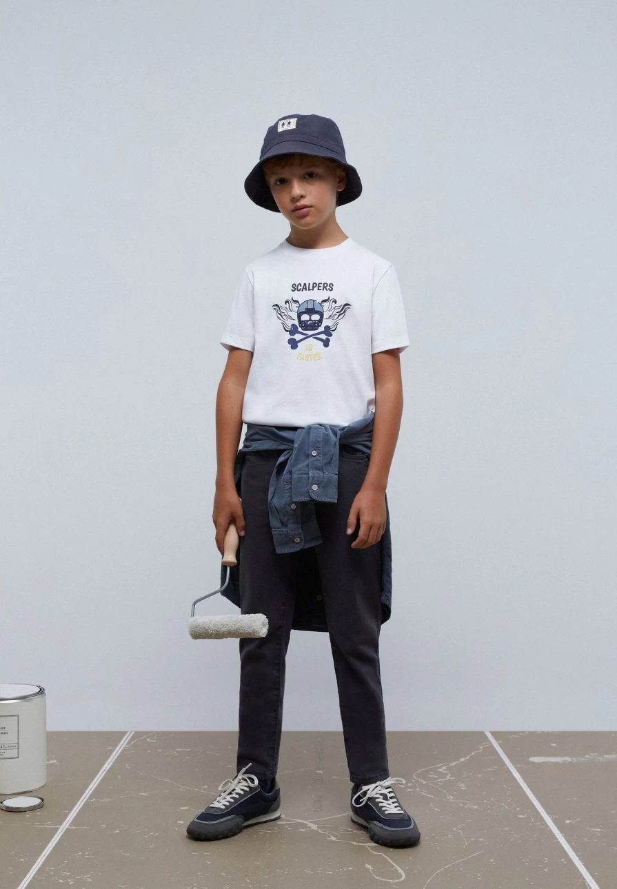 "ScalpersCompany Kids' Five-Pocket Comfortable Trousers for Active Children"