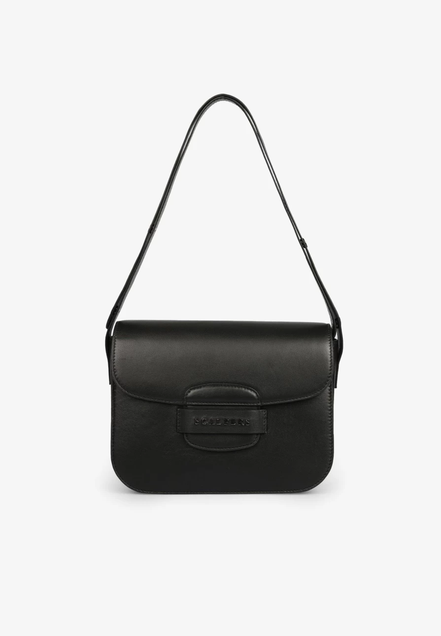 "ScalpersCompany Women's Leather Bag with Stylish Zip Detail – Premium Handbag for Women"