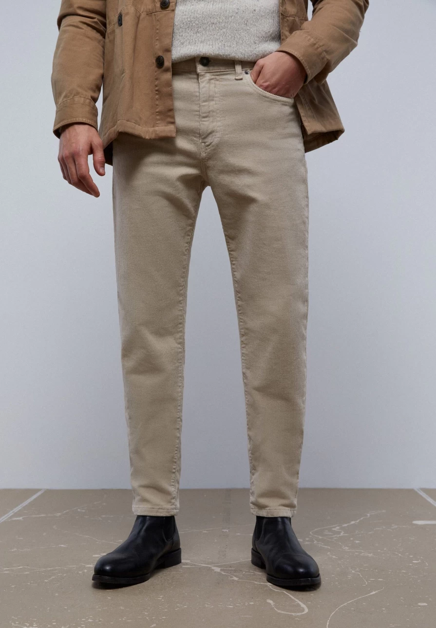 "ScalpersCompany Men's Five Pocket Corduroy Pants for Comfort & Style"