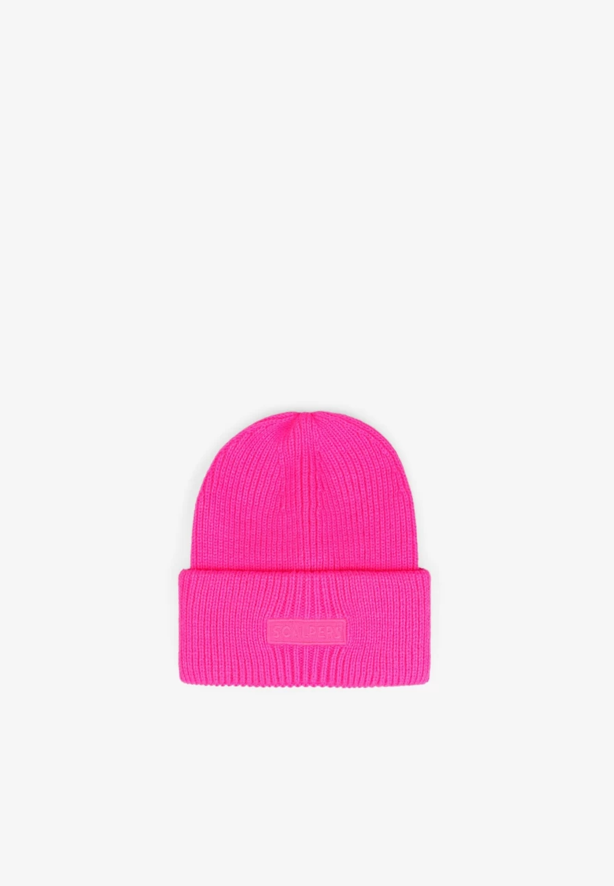 "Scalperscompany Neon Knit Beanie for Women - Trendy Winter Hat"