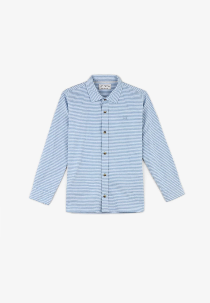 "Scalpers Kids K Structura Denim Shirt - Stylish Denim Shirt for Boys & Girls"