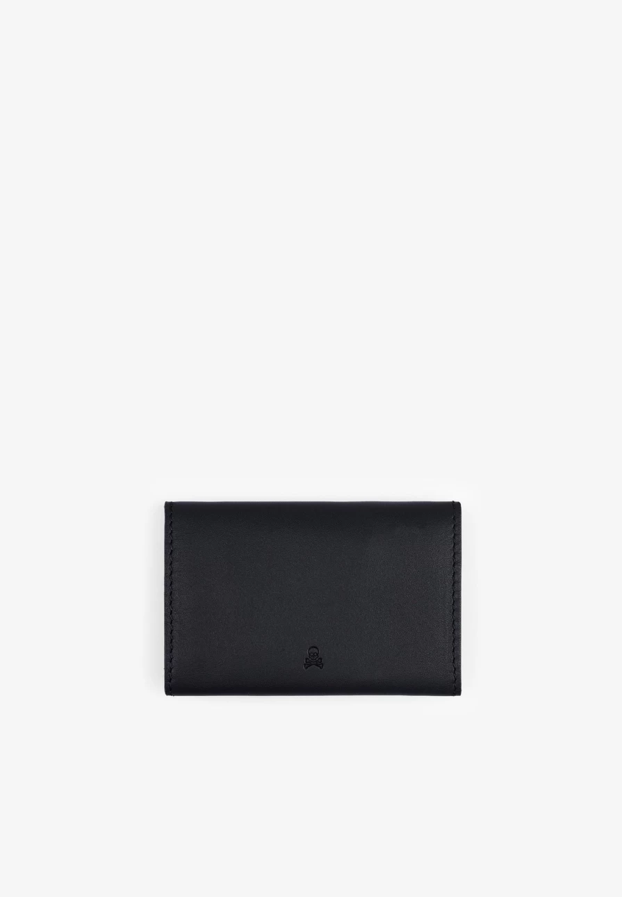 ScalpersCompany Navy Blue Engraved Leather Clutch for Men - Premium Men's Accessory