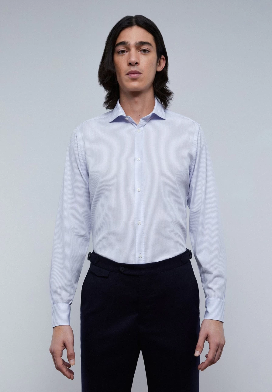 "ScalpersCompany Men's Classic Slim Fit Dress Shirt for Stylish Formal Wear"