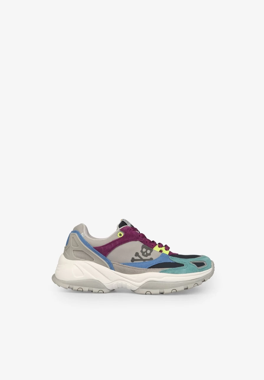 "ScalpersCompany Women's Multicolor Sneakers with Bold Thick Sole for Stylish Comfort"