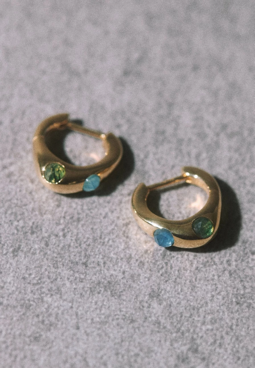 "Pdpaola X Scalpers Coral Hoops Earrings for Women | ScalpersCompany Fashion Jewelry"