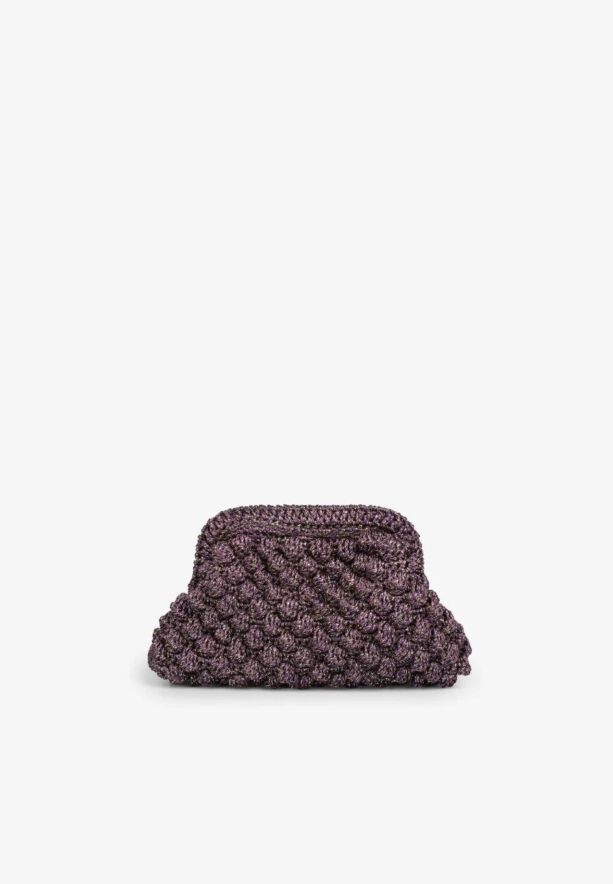 "ScalpersCompany Women's Stylish Crochet Handbag - Elegant Boho Chic Knitted Tote Bag"