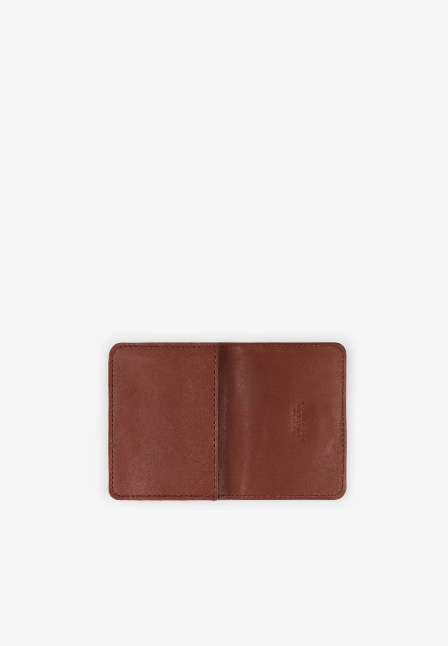 "ScalpersCompany Men's Brown Leather Envelope Wallet for Everyday Use"