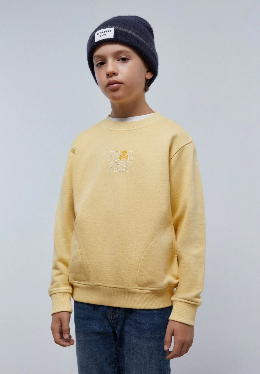"ScalpersCompany Kids High Density Sweatshirt - Soft Cotton Hoodie With Front Logo"