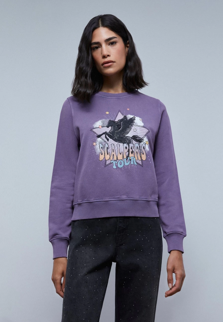 "ScalpersCompany Women's Festival Sweatshirt - Cozy & Stylish Holiday Pullover"