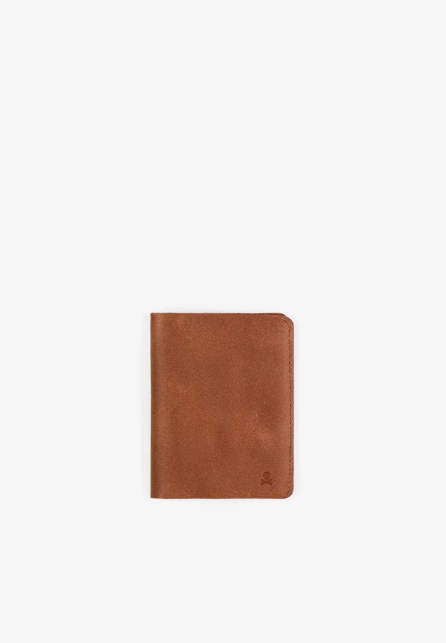 "ScalpersCompany Men's Vintage Faded Leather Wallet for Everyday Use"