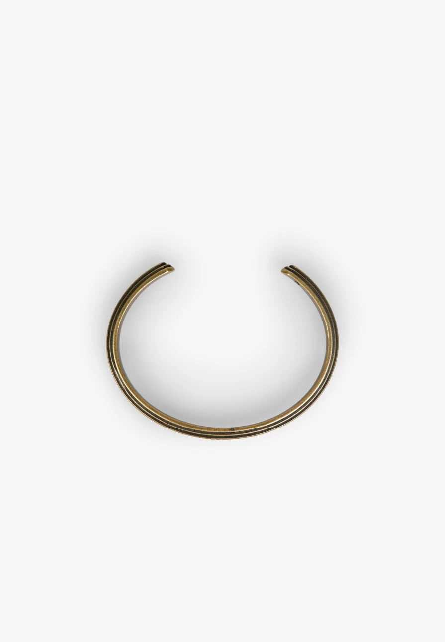 "ScalpersCompany Men's Rigid Cuff Bracelet - Stylish Metal Bangle for Men"