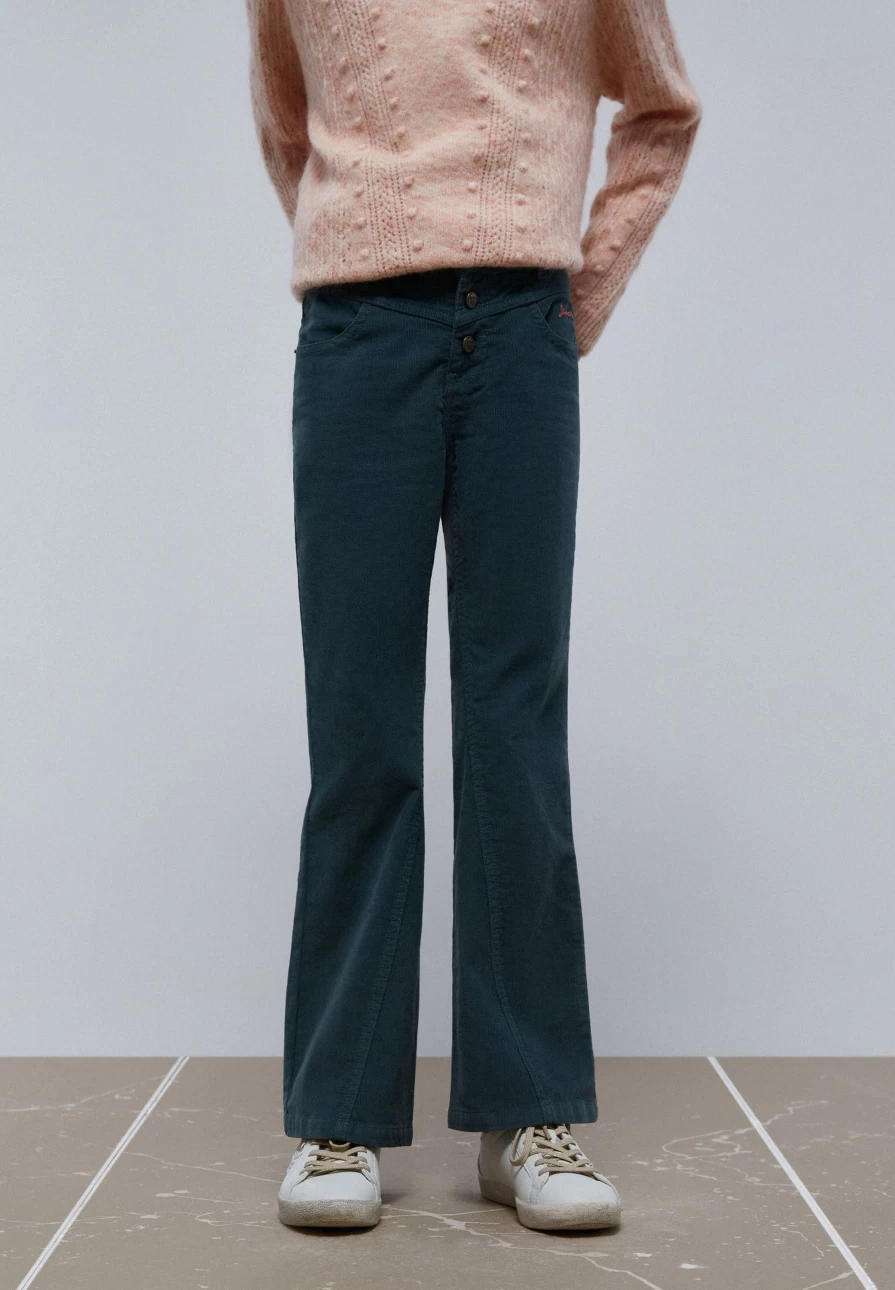 "ScalpersCompany Kids Micro Corduroy Flared Pants for Boys & Girls"