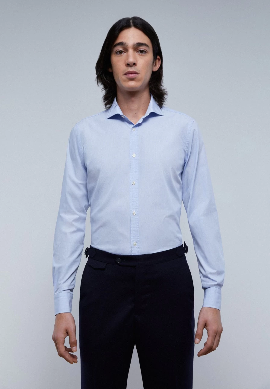 "Slim Fit Striped Men's Shirt by ScalpersCompany – Stylish Casual Wear"