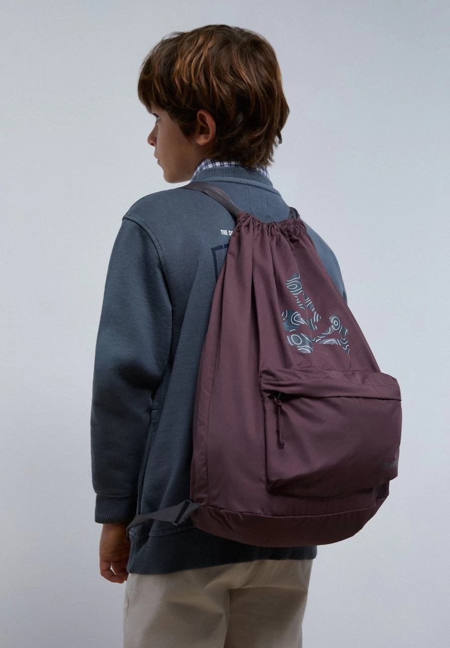 "ScalpersCompany Kids Skull Print Backpack - Edgy Gothic School Bag for Children"