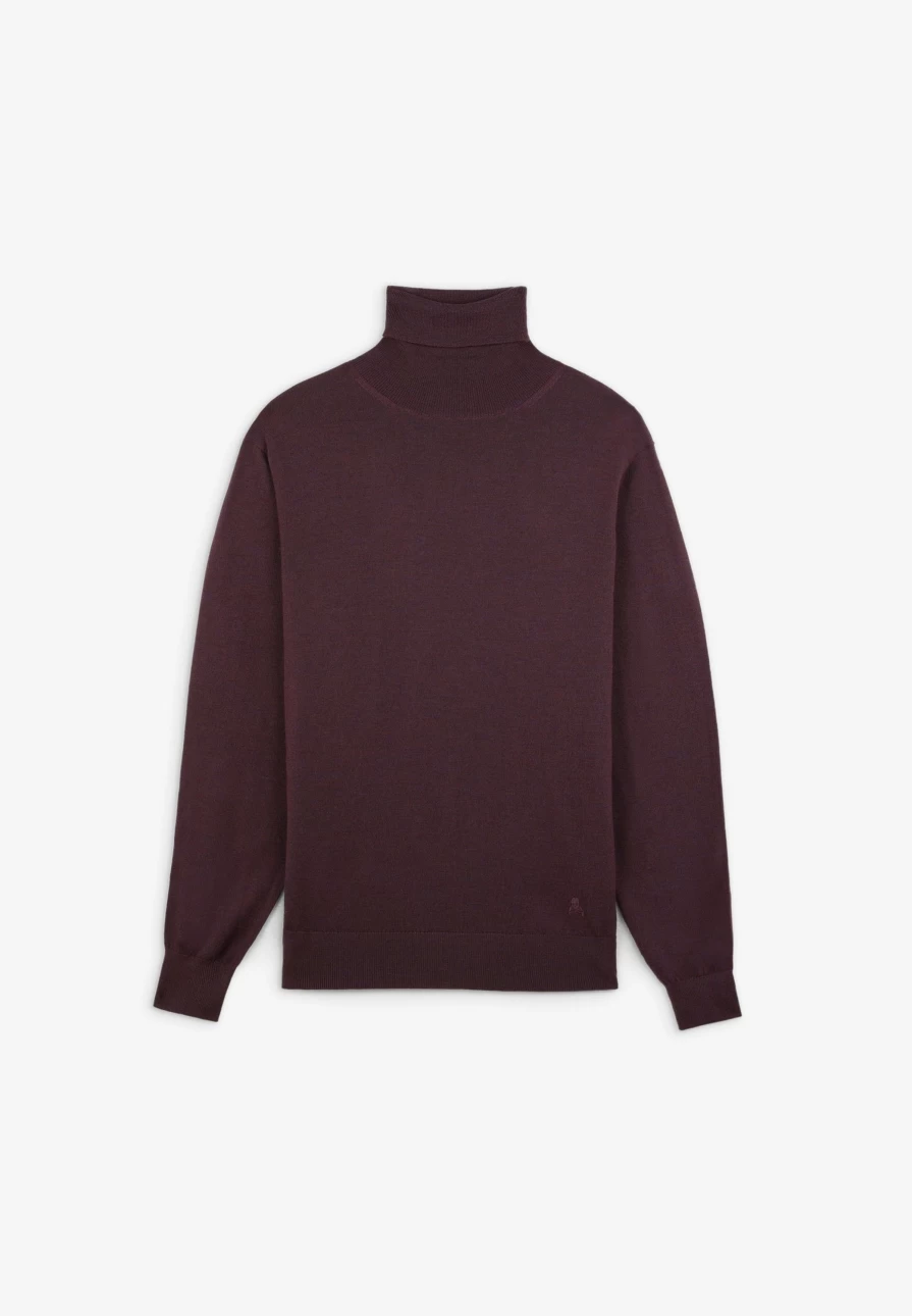 "ScalpersCompany Men's Classic Roll Neck Sweater – Timeless Knitwear for Men"