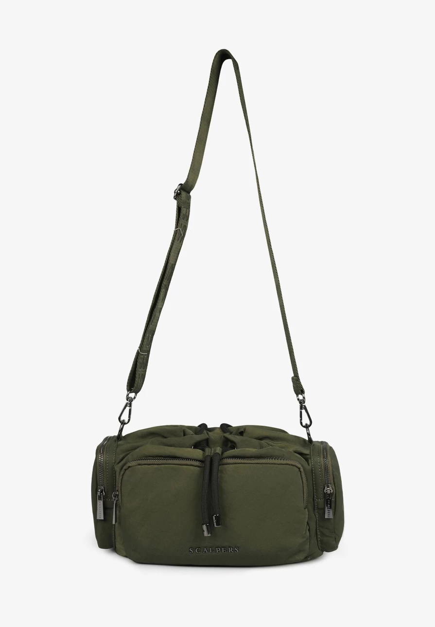 "ScalpersCompany Khaki Women's Multi-Pocket Handbag - Stylish & Functional Tote Bag for Everyday Use"