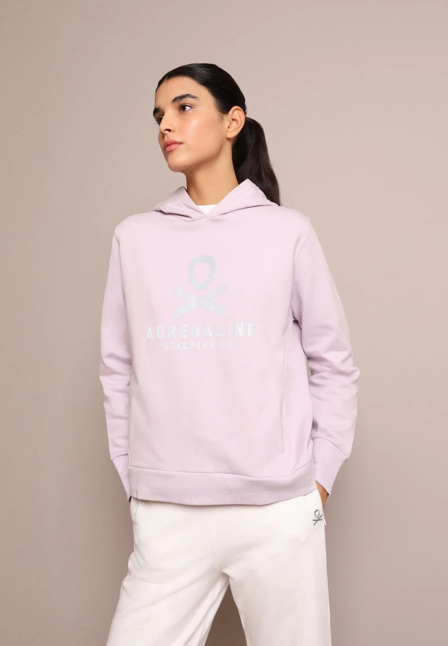 ScalpersCompany Women's Adn W Basic Hoodie Sweater - Soft Casual Pullover Hooded Sweatshirt