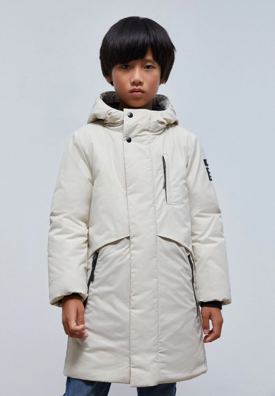 "Scalpers Company Kids Quilted Parka Jacket with Pockets – Warm Winter Coat"