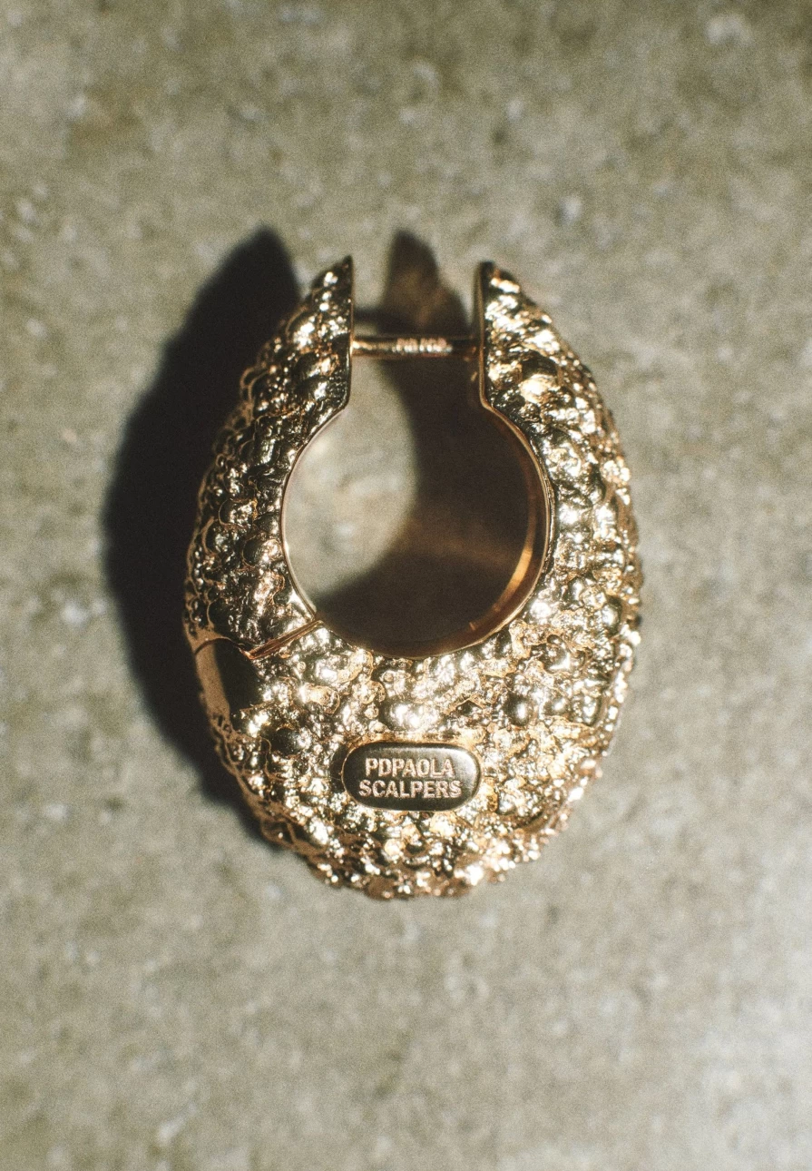 "Scalpers Company Marina Hoops Earrings – Pdpaola X Scalpers Collaboration for Women"