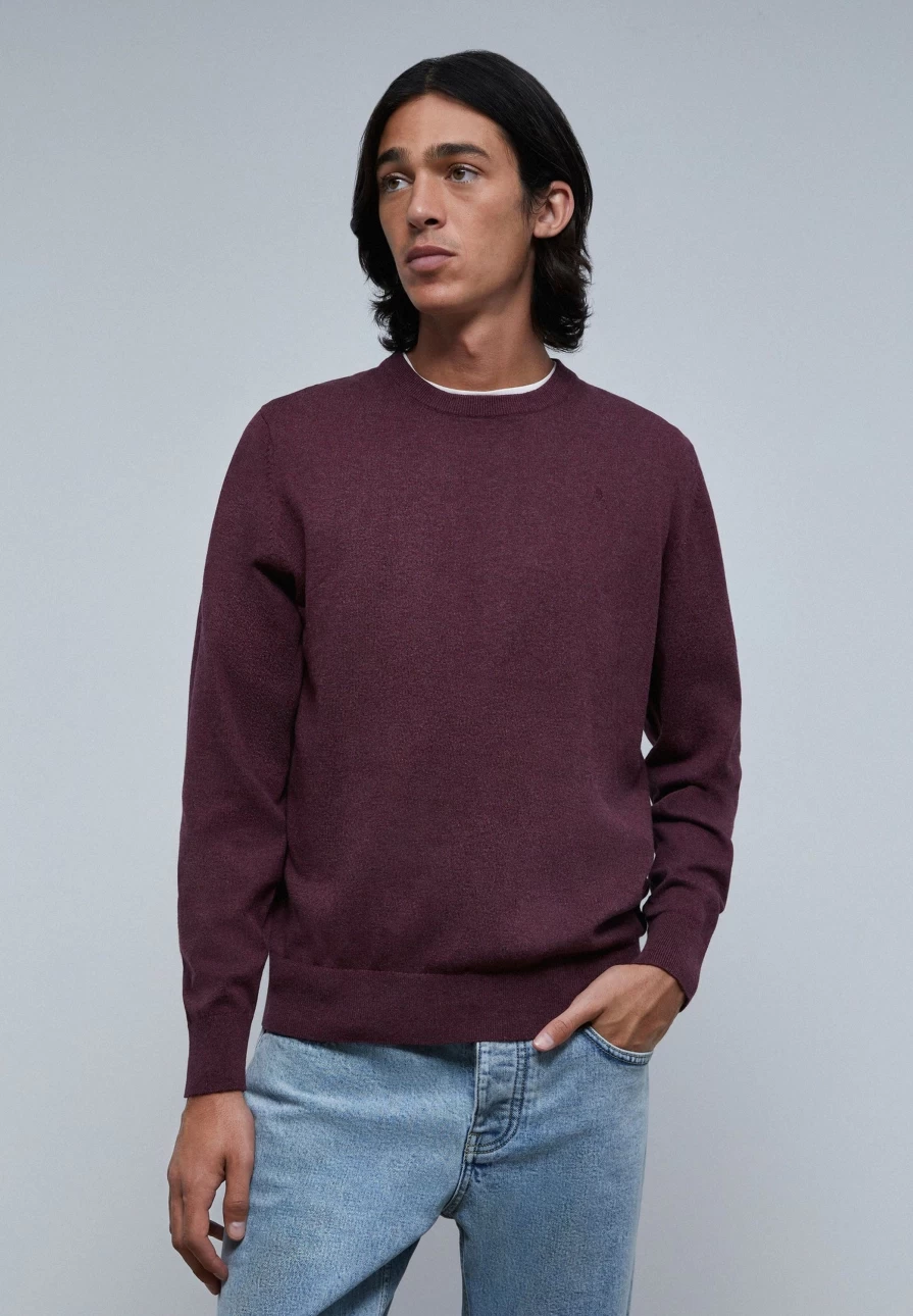 "ScalpersCompany Men's Skull Print Round Neck Sweater - Gothic Style Pullover"