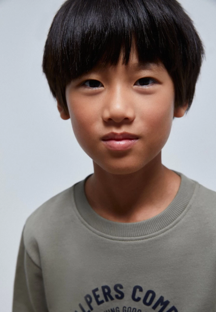 "Kids' Printed & Embroidered Sweatshirt by ScalpersCompany – Stylish & Comfortable"