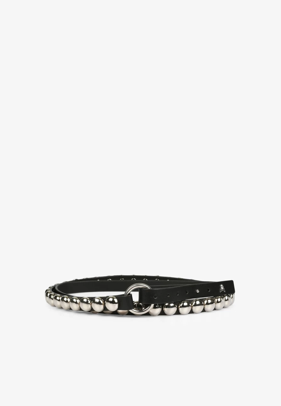 "ScalpersCompany Women's Genuine Leather Double Loop Fashion Belt"