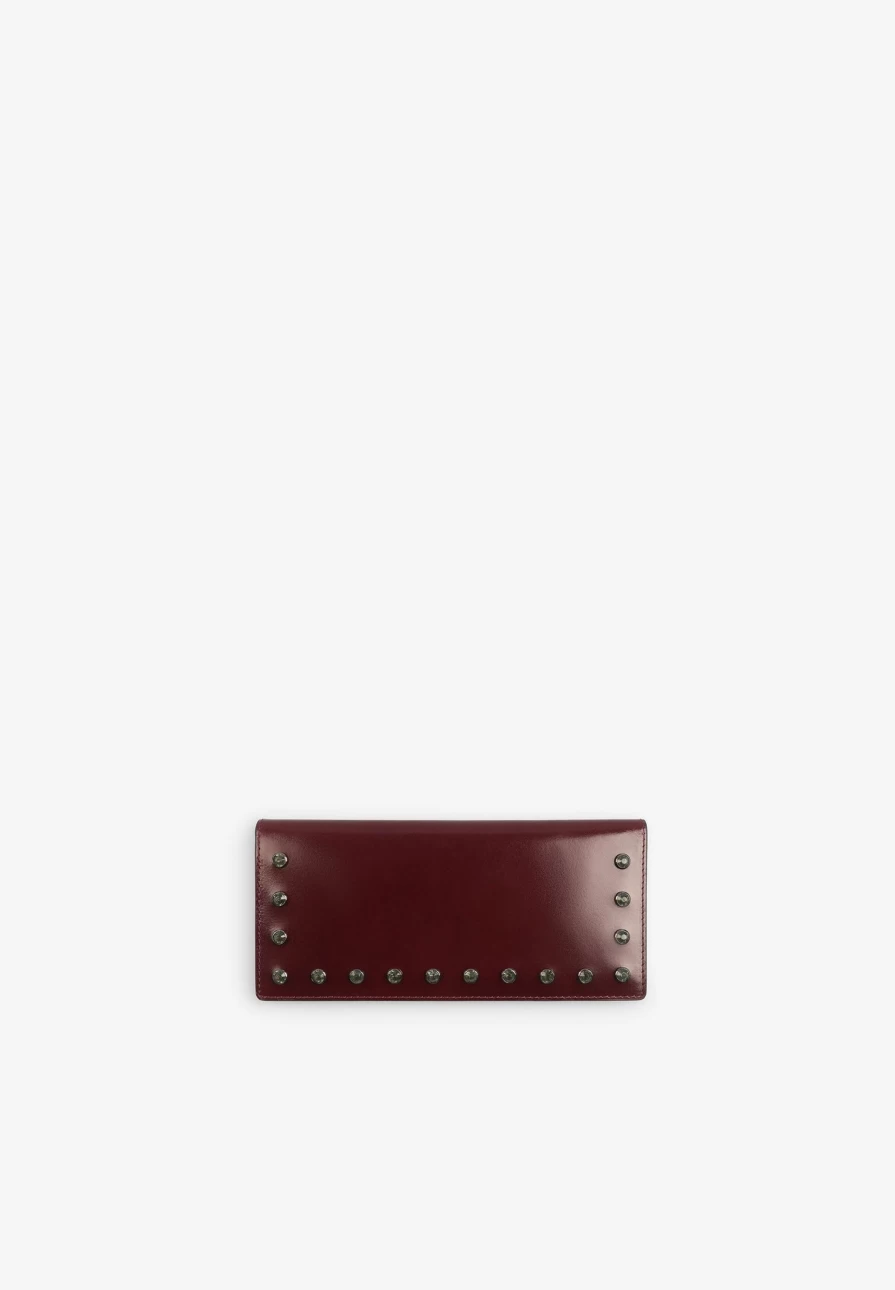 "ScalpersCompany Women's Studded Leather Wallet – Stylish & Durable Designer Accessory"