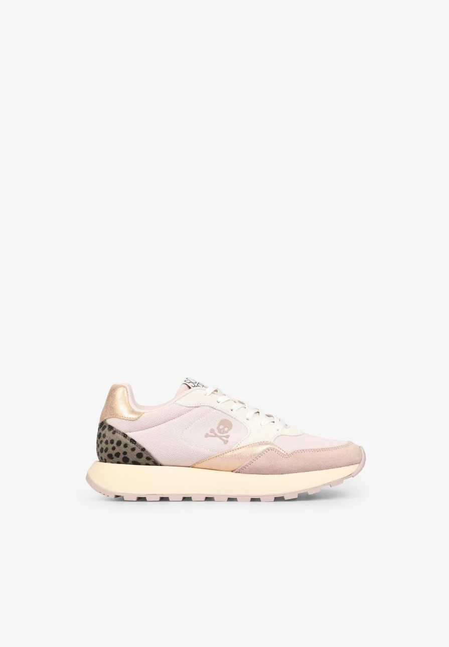 "ScalpersCompany Women's Metallic Detail Sneakers - Stylish Fashion Footwear for Women"