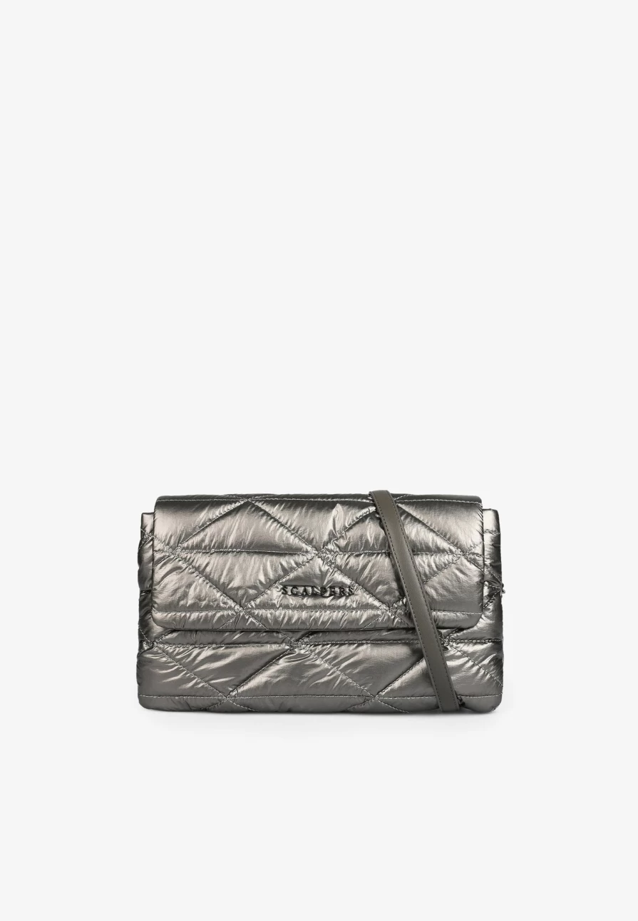 "ScalpersCompany Women's Soft Metallic Leather Crossbody Bag - Stylish & Trendy Shoulder Purse"
