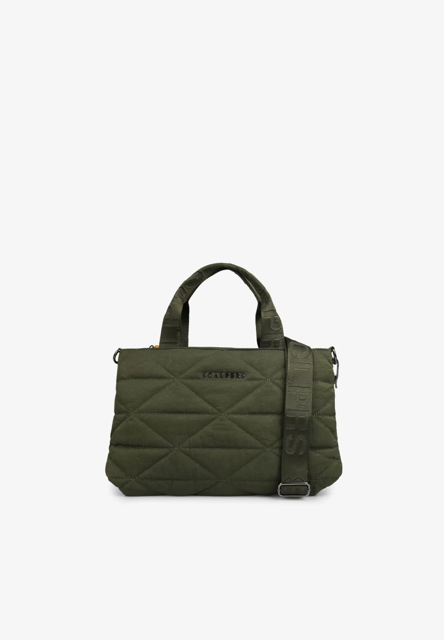 "ScalpersCompany Women's Stylish Padded Handbag with Double Handle for Comfort & Durability"