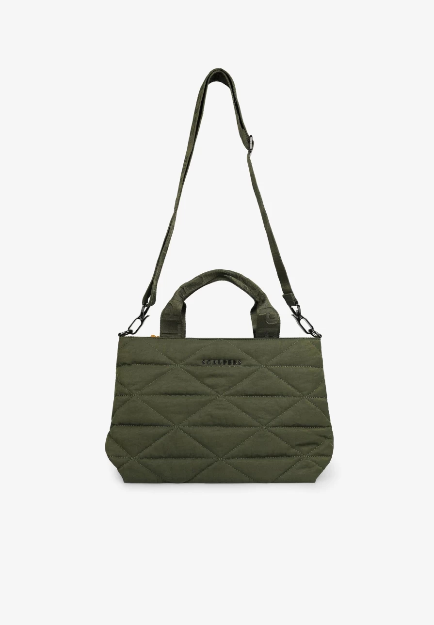 "ScalpersCompany Women's Stylish Padded Handbag with Double Handle for Comfort & Durability"