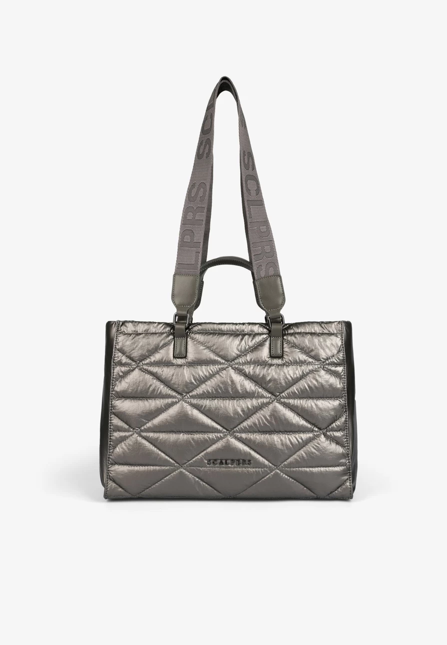 "ScalpersCompany Women's Quilted Tote Bag - Stylish & Durable Handbag for Everyday Use"