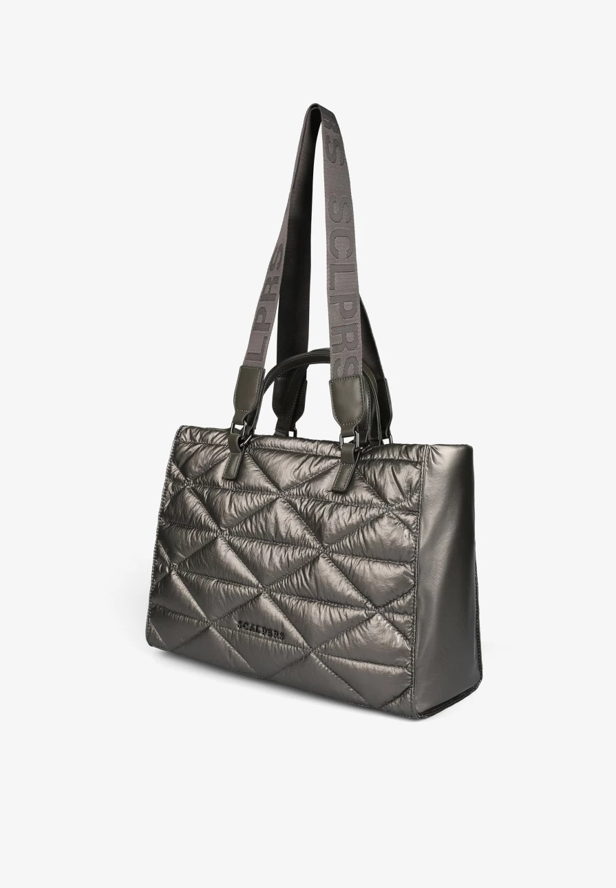 "ScalpersCompany Women's Quilted Tote Bag - Stylish & Durable Handbag for Everyday Use"