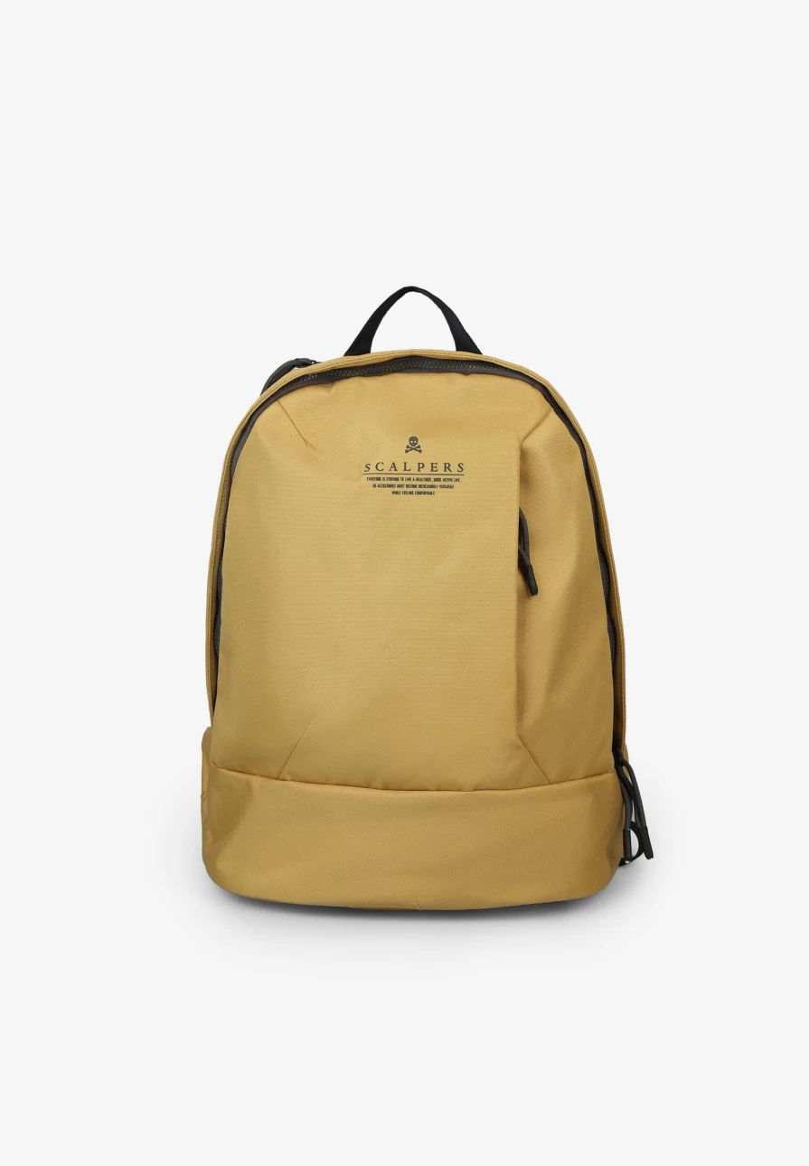 "ScalpersCompany Men's Lightweight Logo Backpack - Durable & Stylish Daypack for Everyday Use"