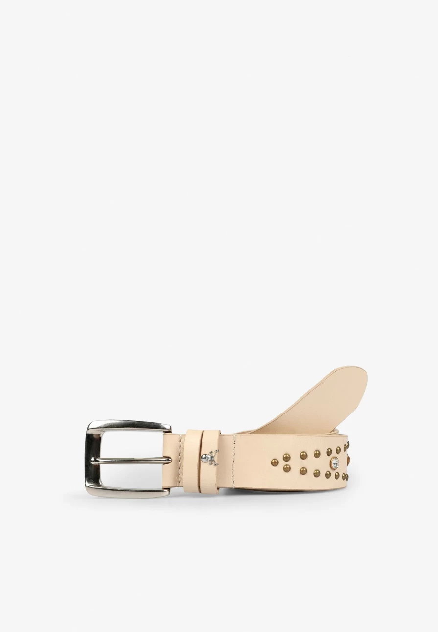 "ScalpersCompany Women's Fashion Belt with Glass Studs - Stylish Rhinestone Embellished Waistband"