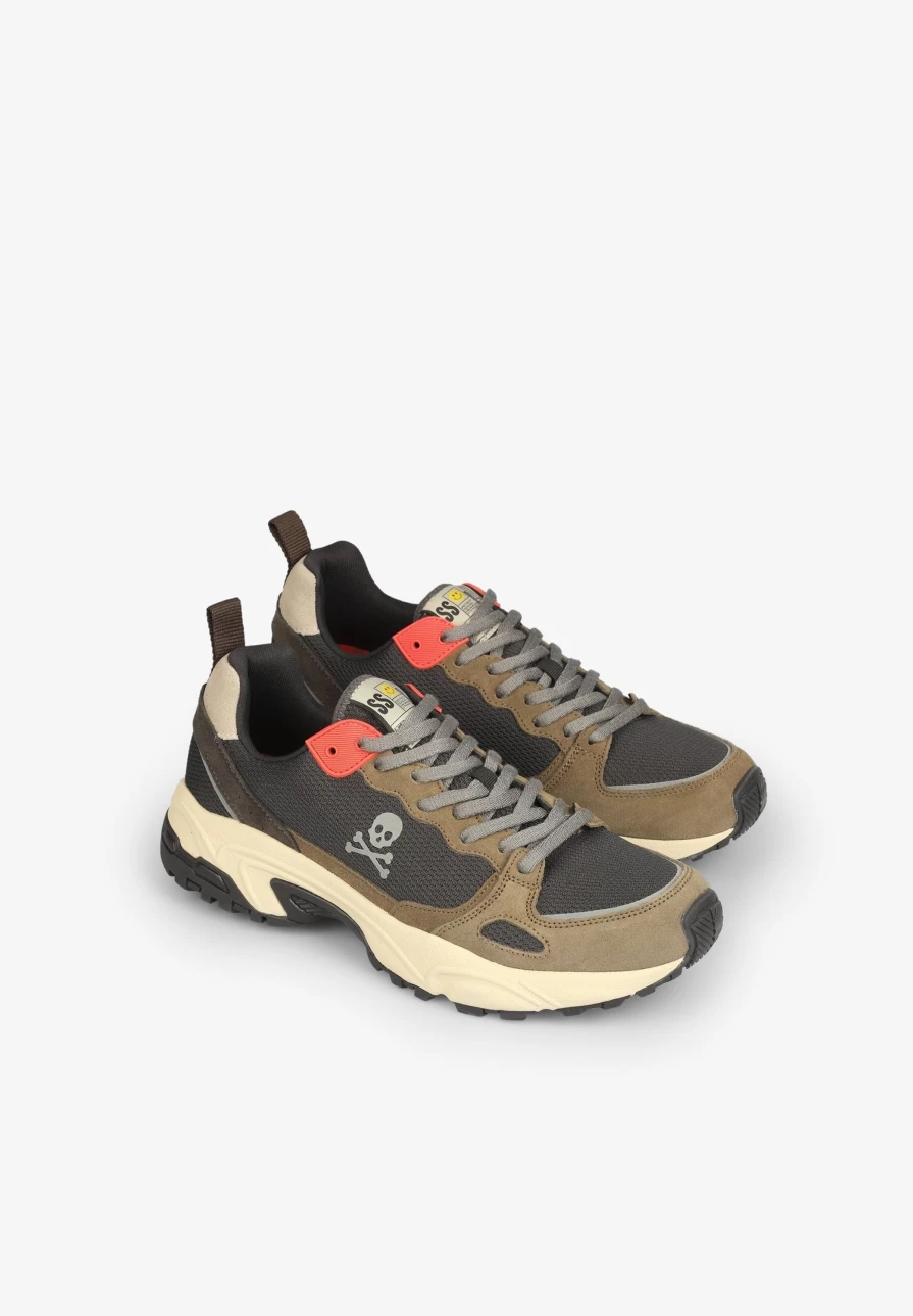 "ScalpersCompany Men's Lightweight Sneakers with Thick Cushioned Sole for Comfort"