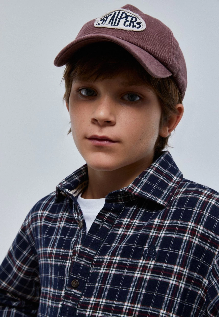 "ScalpersCompany Kids Logo Patch Cap - Custom Embroidered Baseball Hat for Children"
