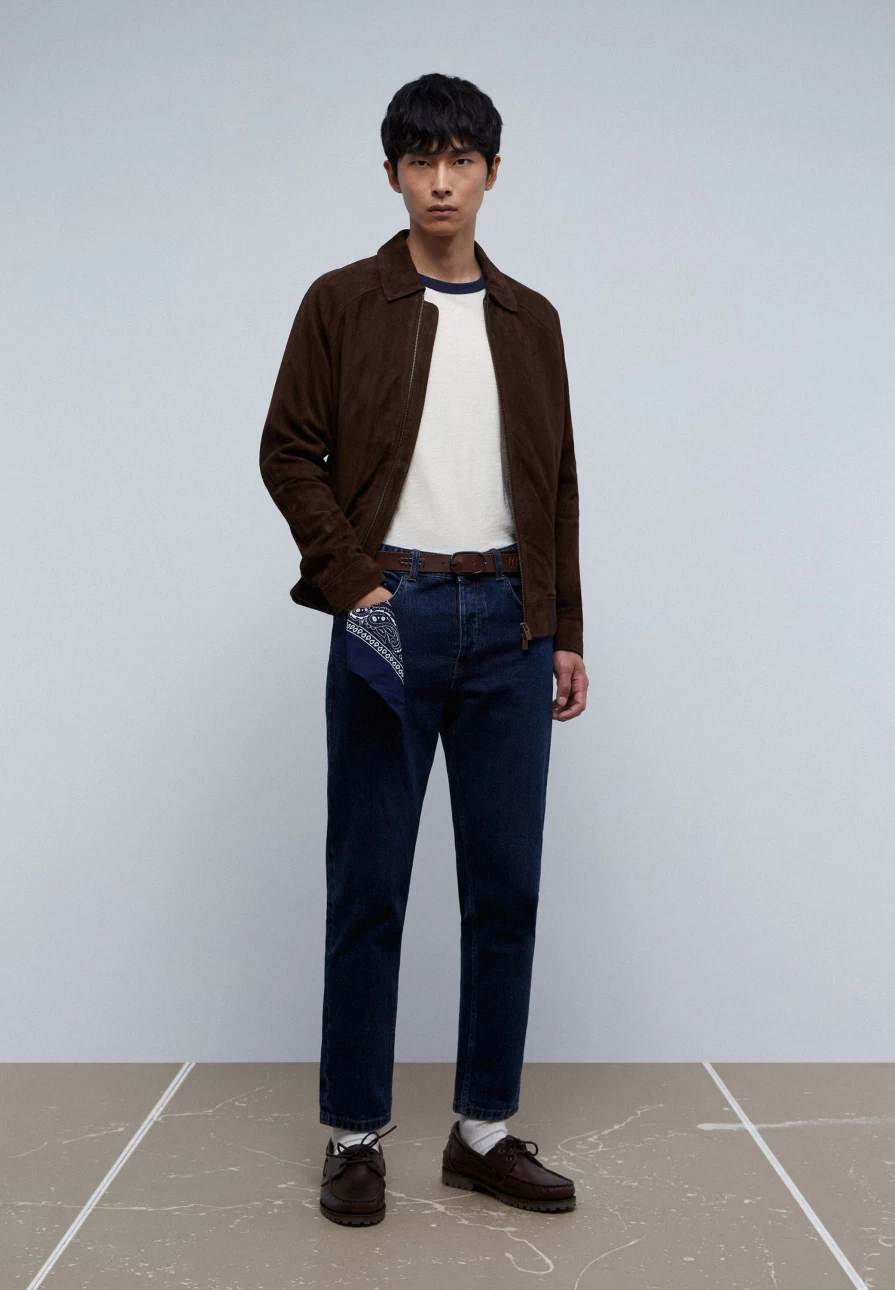 "Suede Jacket for Men | Premium Leather Outerwear by ScalpersCompany"