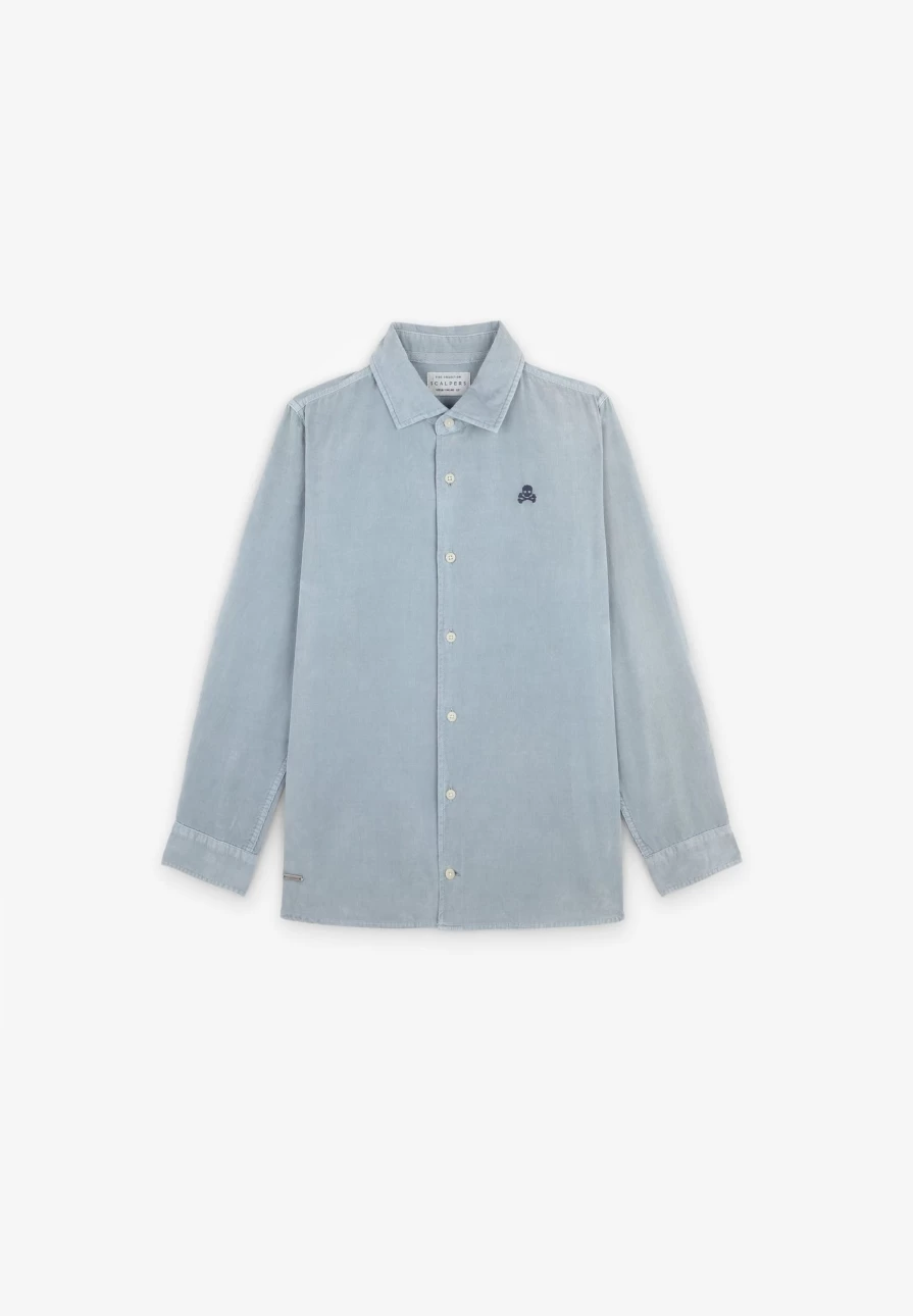 "Scalpers Co. Kids' K-Style Corduroy Shirt | Soft & Stylish Button-Up for Boys & Girls"