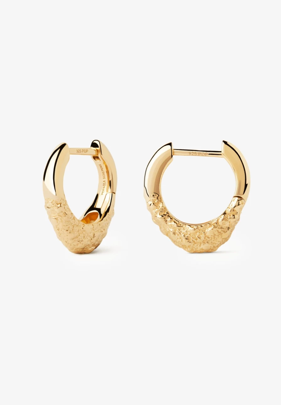 "ScalpersCompany Duna Single Hoop Earrings for Women – Pdpaola X Scalpers Collaboration"