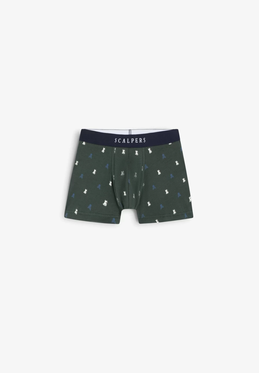 "Men's Cotton Boxers With Unique Motifs - Premium Comfort by ScalpersCompany"
