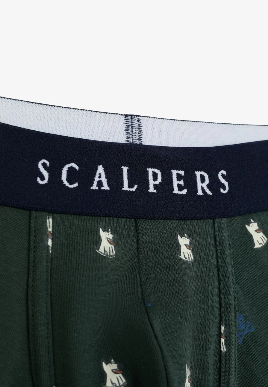 "Men's Cotton Boxers With Unique Motifs - Premium Comfort by ScalpersCompany"