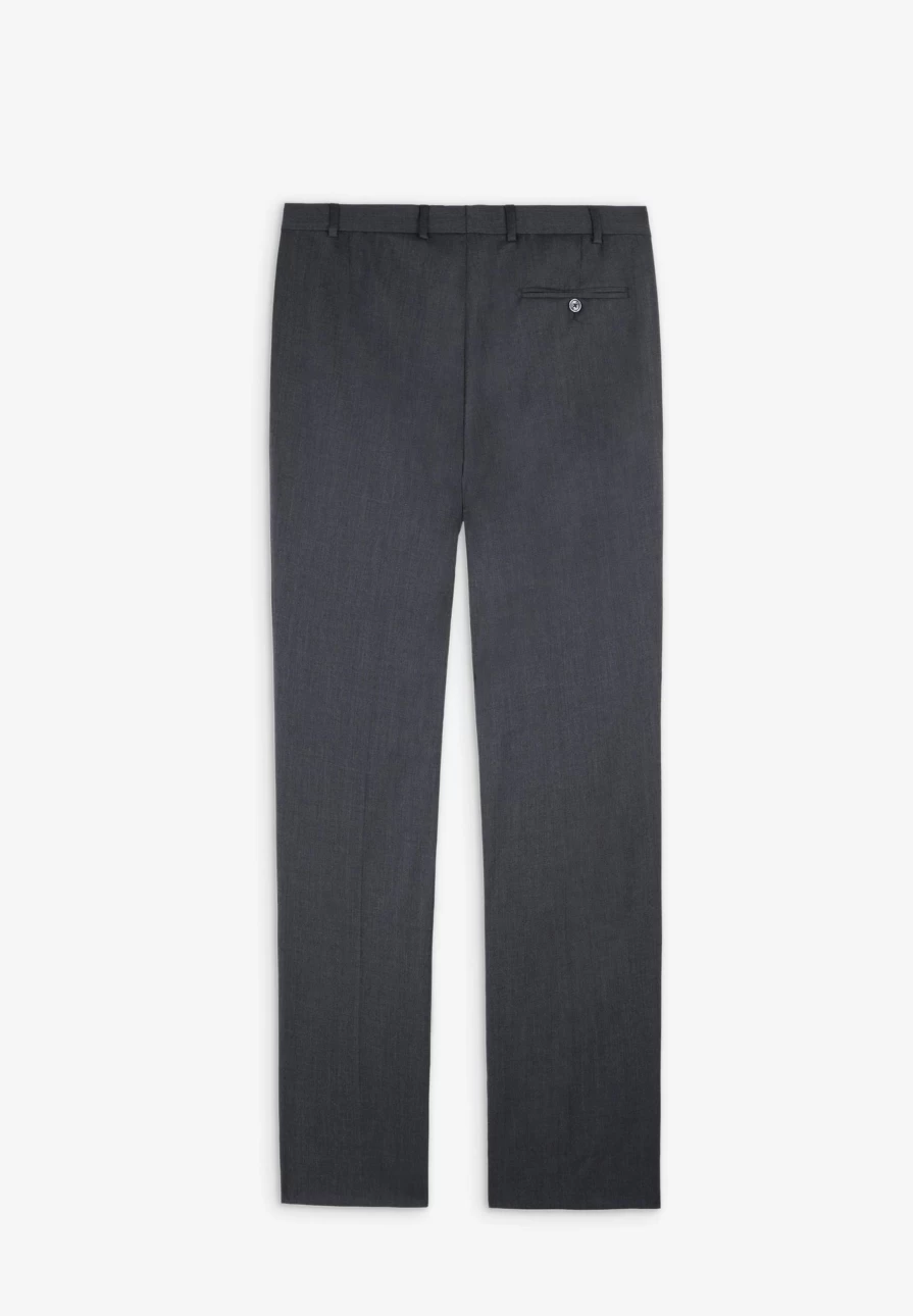 "ScalpersCompany Grey Classic Men's Suit - Half Canvas for Timeless Style"