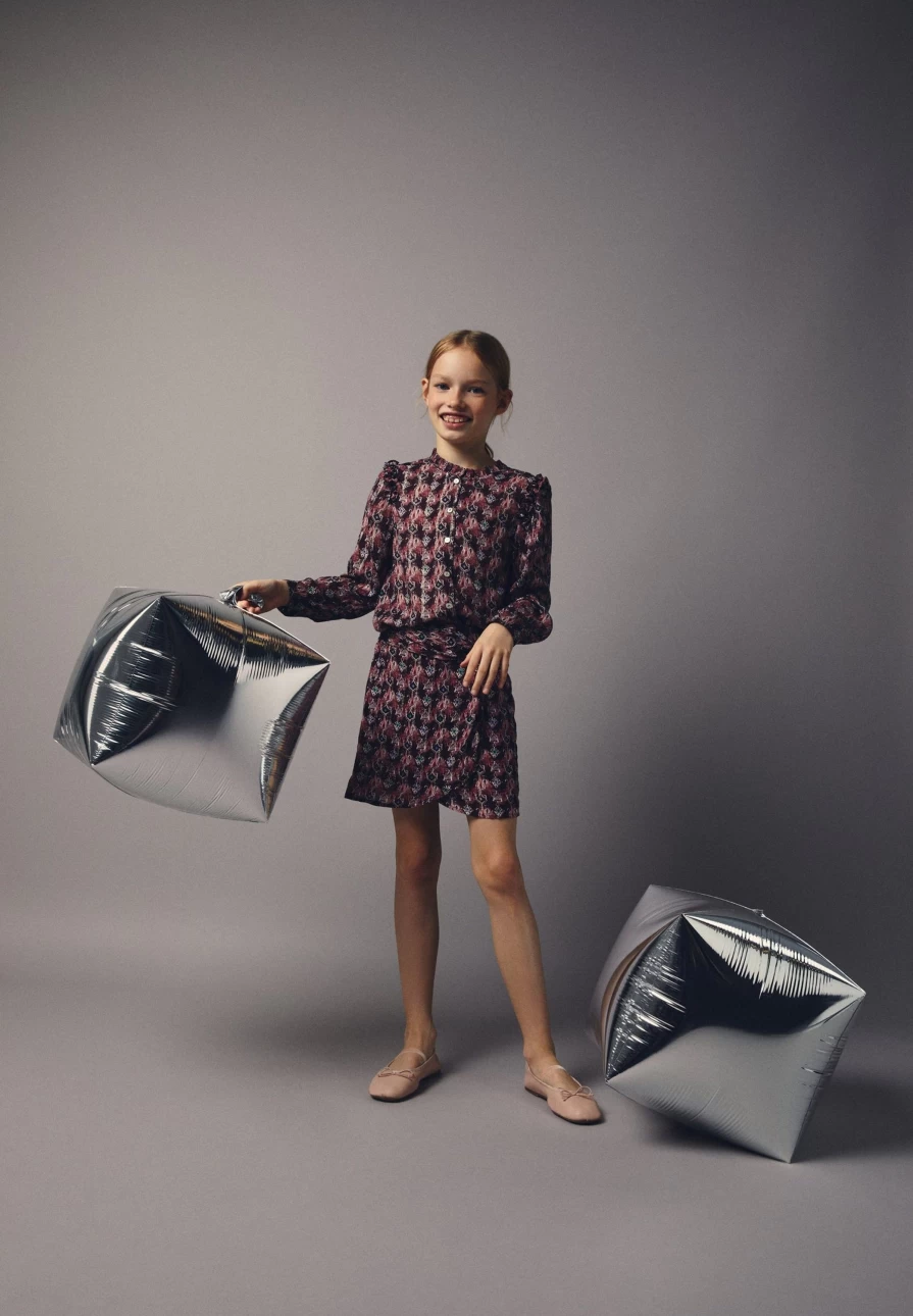 "ScalpersCompany Kids Mini Skirt With Knot - Stylish & Comfortable Girls' Fashion"