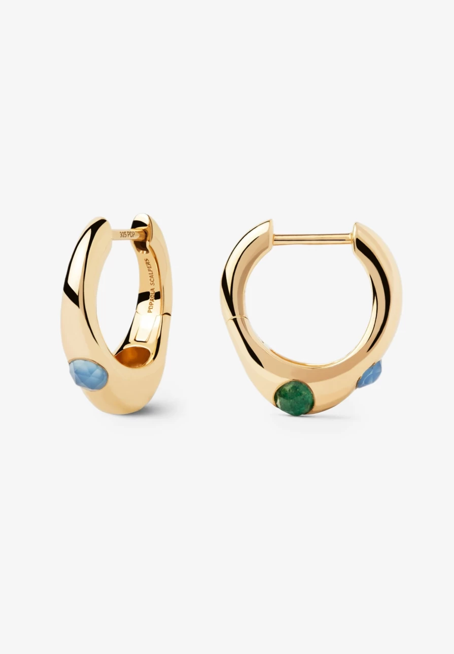 "Pdpaola X Scalpers Coral Hoops Earrings for Women | ScalpersCompany"